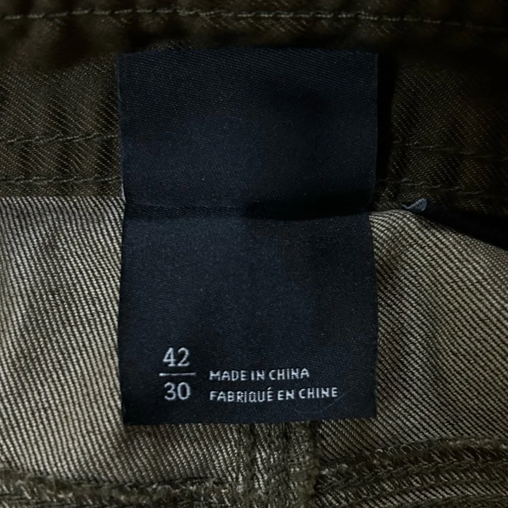 42/30 Prana Bridger Jean in green canvas feel slim fit
